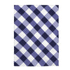 Blueberry Check Plaid Velveteen Plush Blanket Custom Blanket, Plush Throw Blanket for Home, Office, Dorm, Super Soft 3 Sizes,