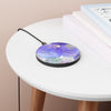 Modern Abstract Bubbles Wireless Cell Phone Charger Pad, 10W Qi Fast Ultra Slim Custom Designed iPhone, Samsung, Cell Phones