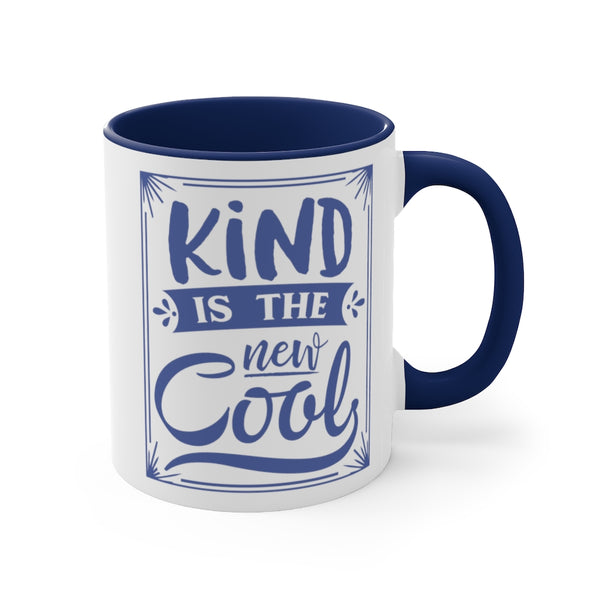 Kind Is The New Cool Ceramic Coffee Mugs With Color Glazed Interior In 5 Colors