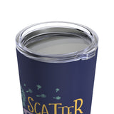 Scatter Seeds Of Kindness Stainless Steel 20 oz. Vacuum Insulated Tumbler, Tight Sealed Clear Lid, Travel Sized