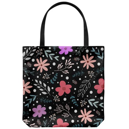 Hello Gorgeous Pink Blossom Custom Design Tote Bag 18 x 18