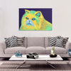 Kitty Blue Eyes Original Design Canvas Wall Art, Canvas Images, Picture, Painting -4 Sizes - Mind Body Spirit