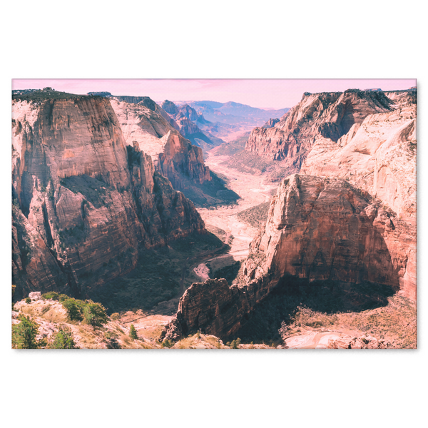 Rugged Canyon Canvas Art - Amazing Landscape in 4 Sizes - 8 x 12, 16 x 24, 20 x 30, 24 x 36, - Mind Body Spirit