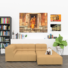 Buddhist Monks at Temple Canvas Wall Art Decor in 4 Sizes - Mind Body Spirit