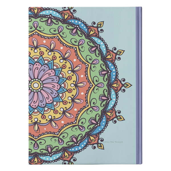 Gratitude Mandala Designer Hardcover Journal in 2 Sizes - Mind Body Spirit