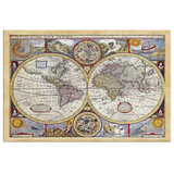Ancient World Map From 1626 Canvas Wall Art - Mind Body Spirit